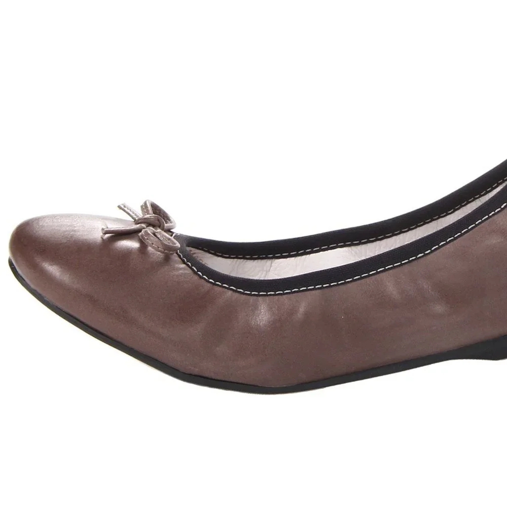 Primigi Kids Size 34 Veridiana Gray Ballet Flat Shoes